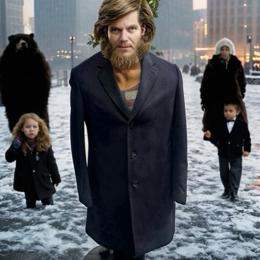 Ralph Lauren Wool / Cashmere blend overcoat - worn once for a film shoot
